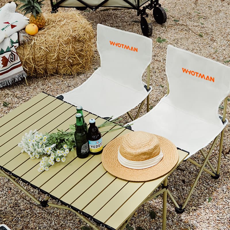 Portable Folding Camp Table Chairs Set